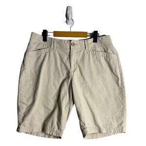 Eddie Bauer Women's Light Tan 100% Cotton Khaki Shorts